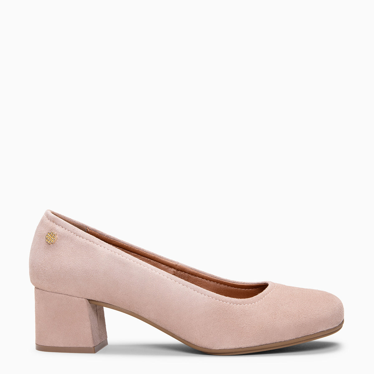 URBAN BARESOFT - Zapatos de salón de tacón ancho NUDE