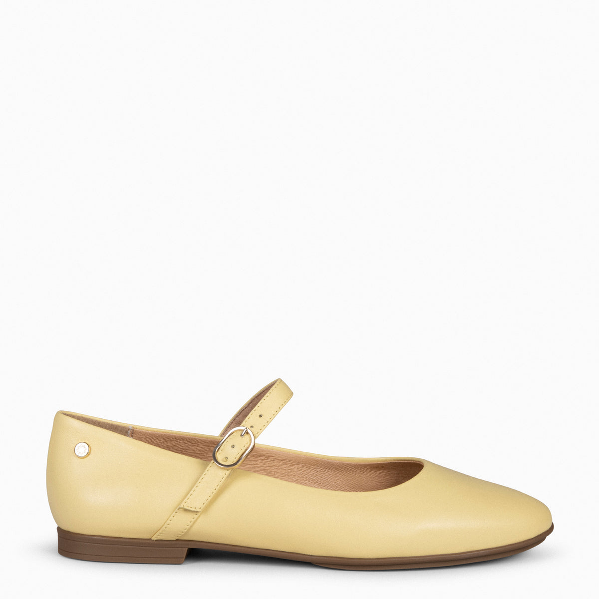 ROSALIE - Merceditas con puntera redonda AMARILLO
