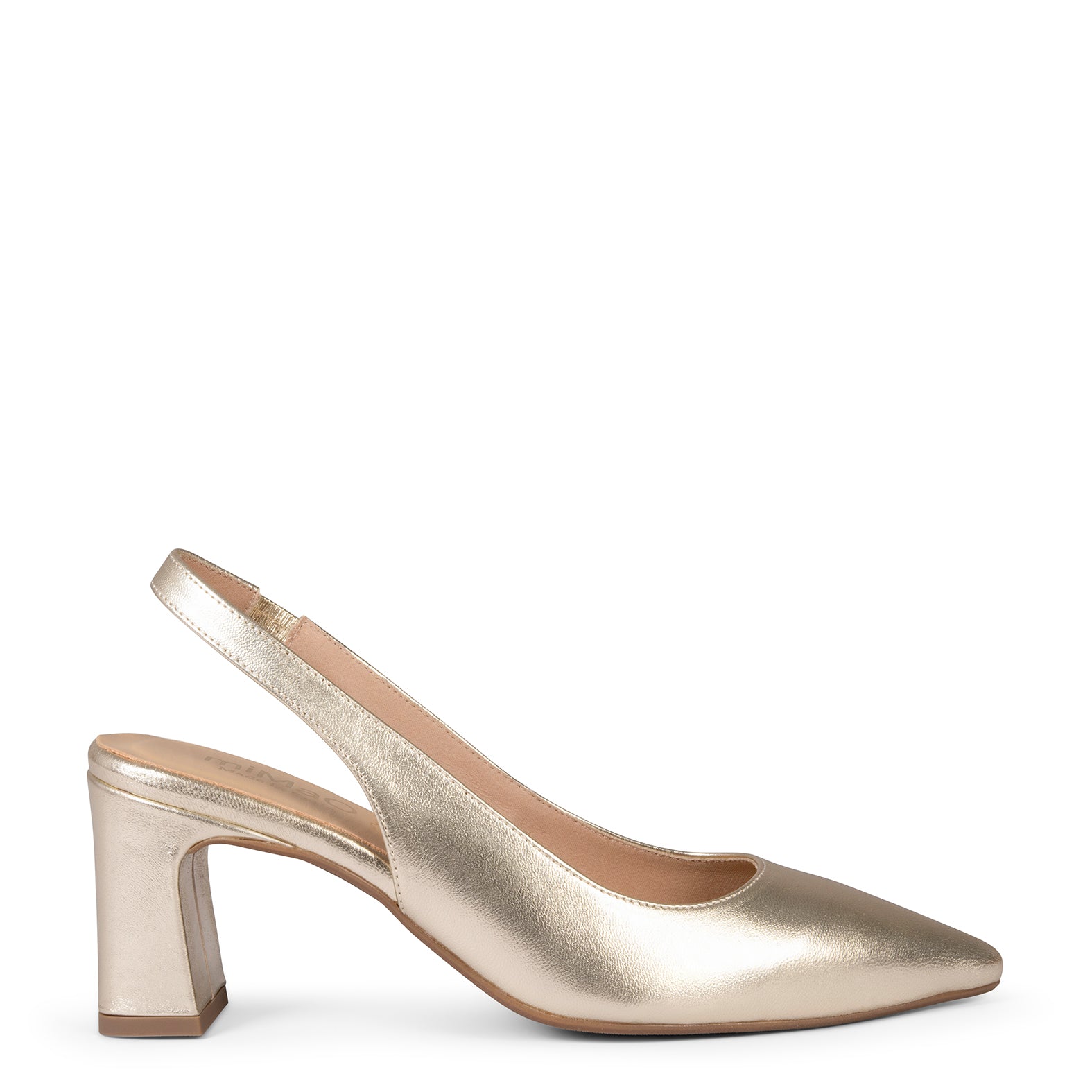 MIRIAM - Zapato destalonado PLATINO