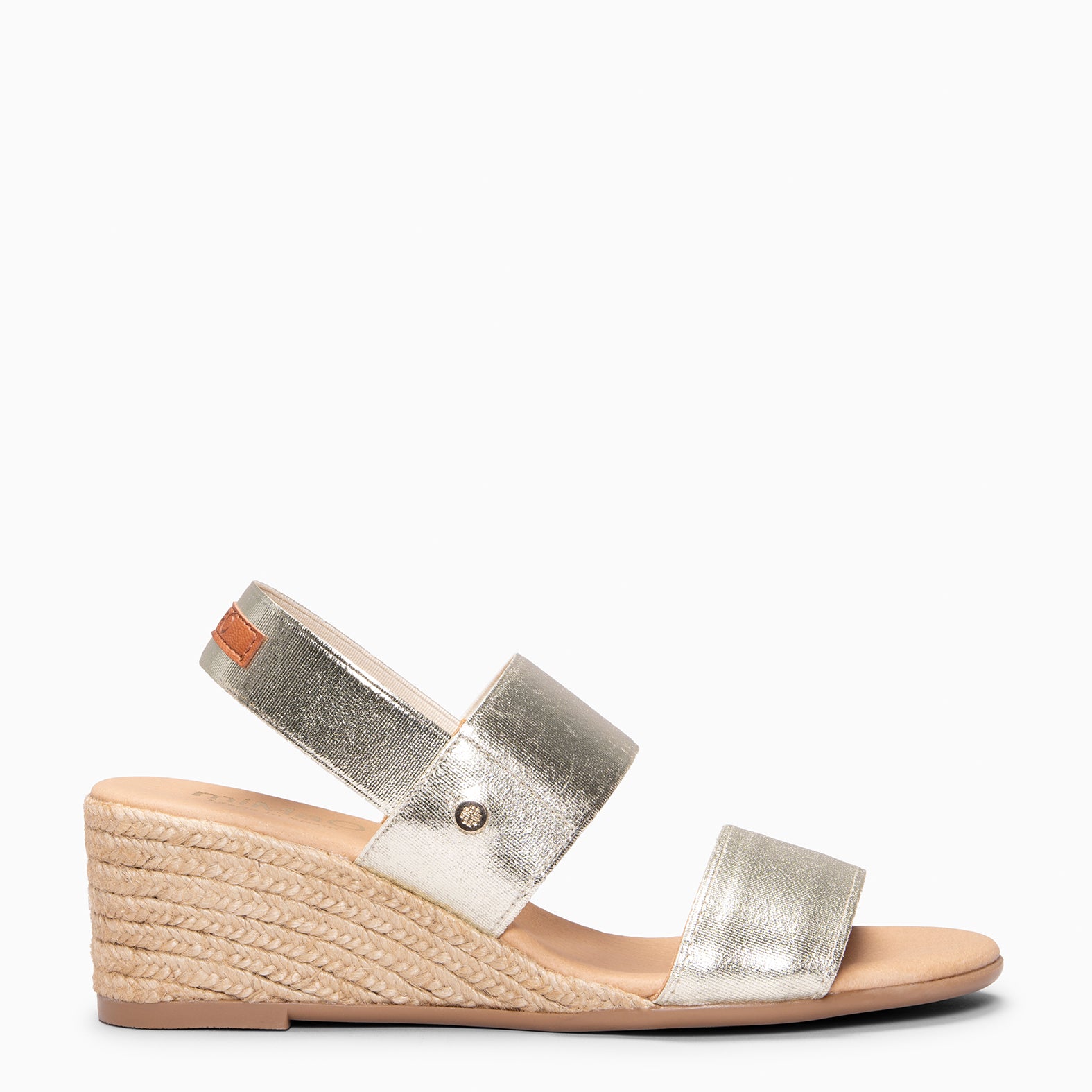 NATY - Cuñas de esparto destalonadas PLATINO