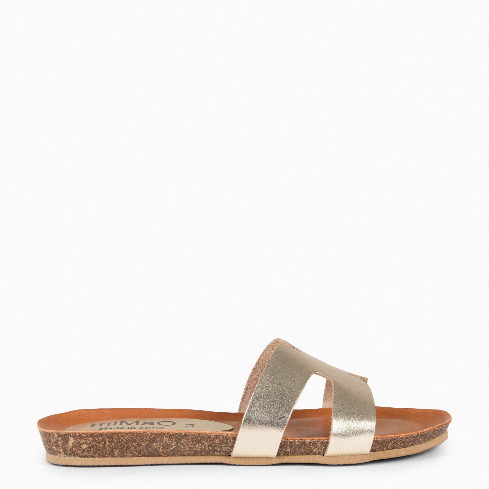 CLIVIA - GOLDEN BIO FLAT SANDALS