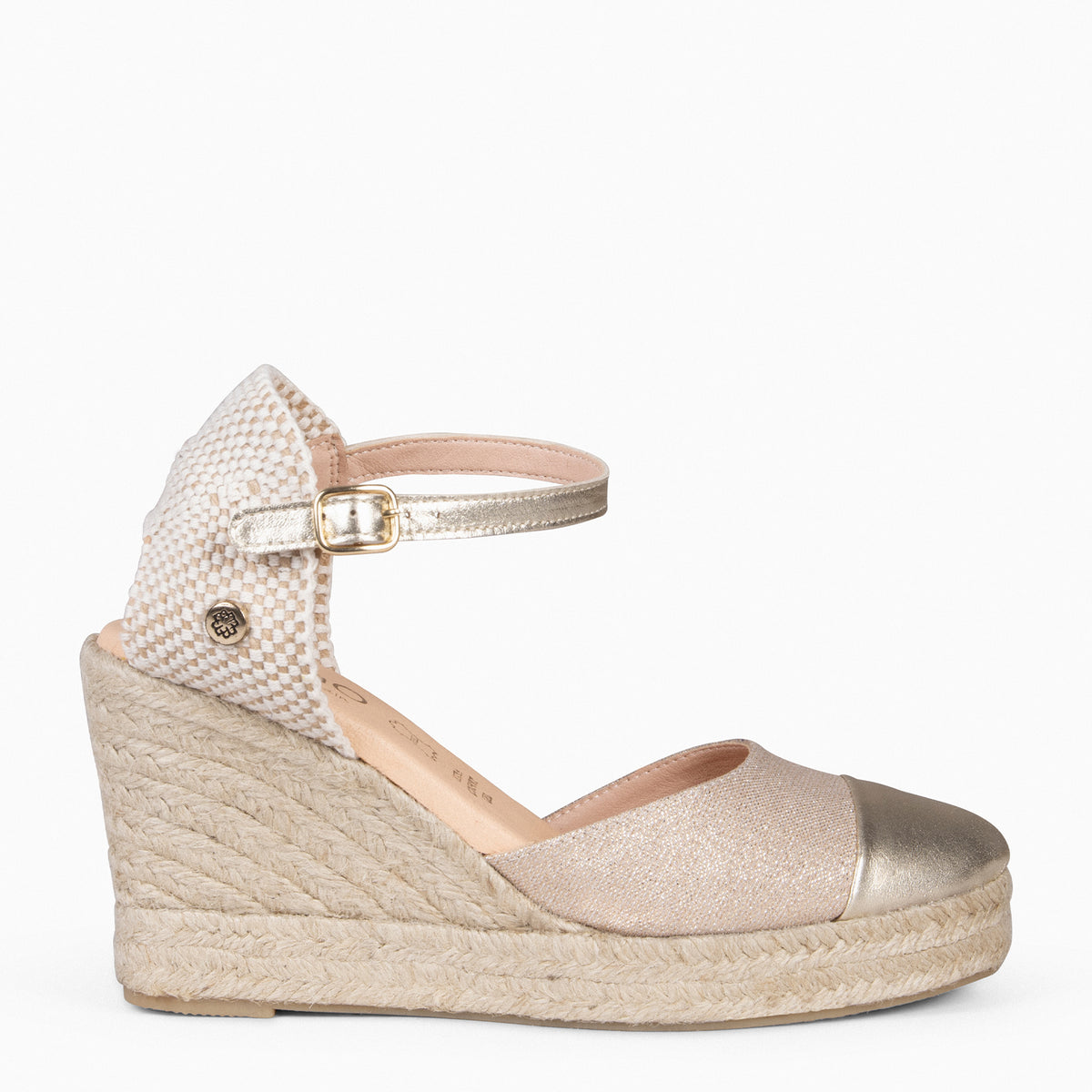 YAIZA – GOLD Wedge Espadrille
