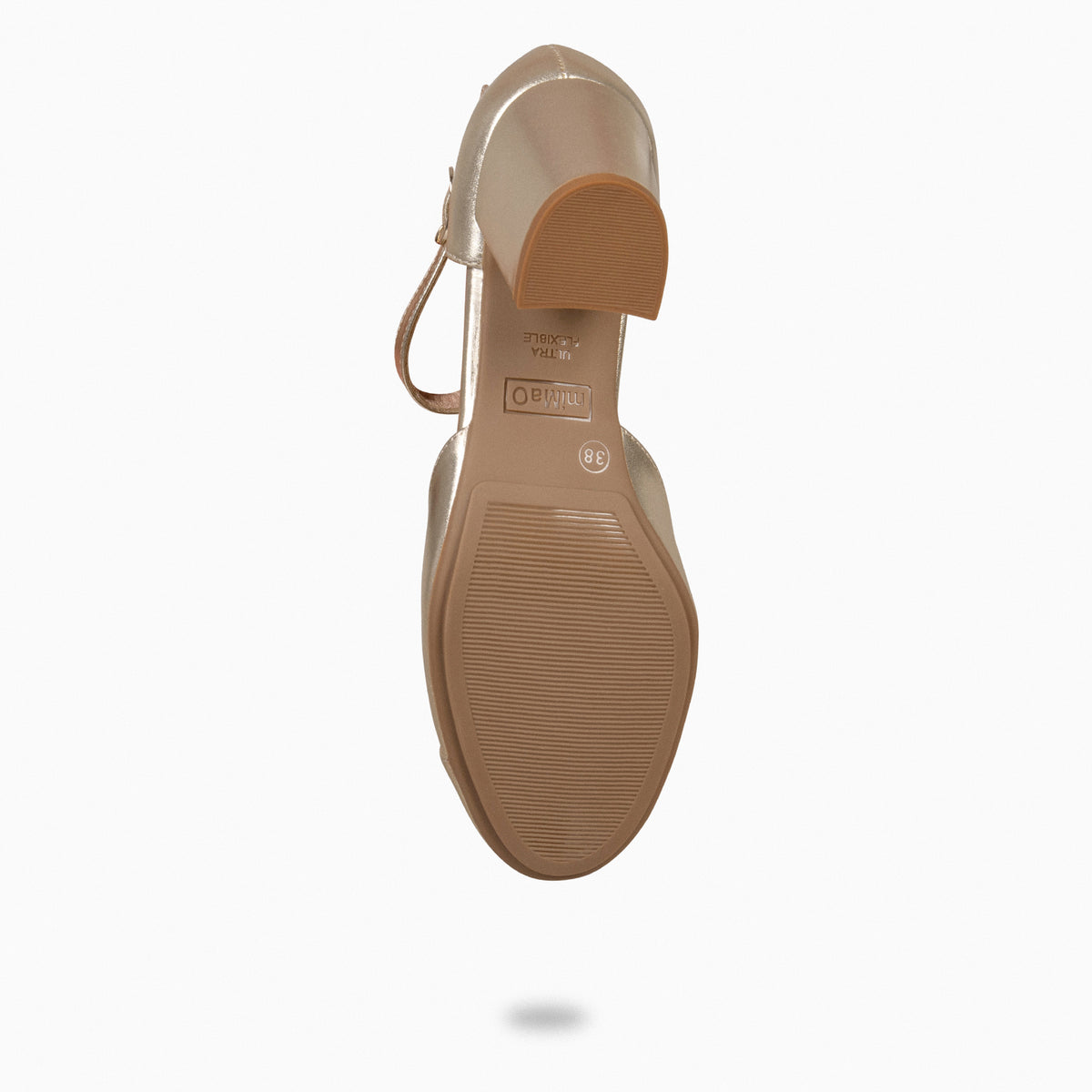 ISI - Zapatos de Mujer Abiertos con pulsera PLATINO