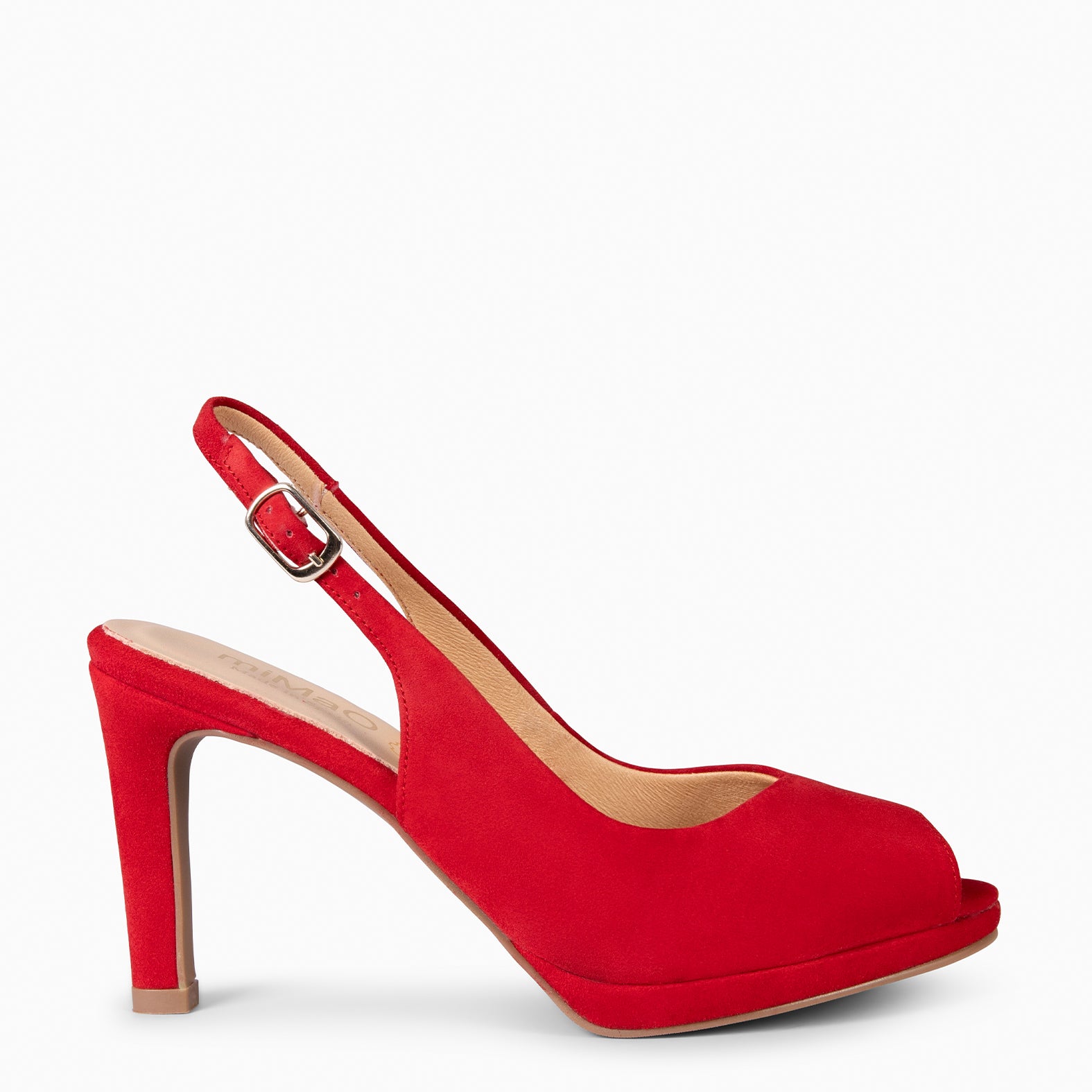 ELSA RED HIGH-HEELED SLING BACK miMaO ®
