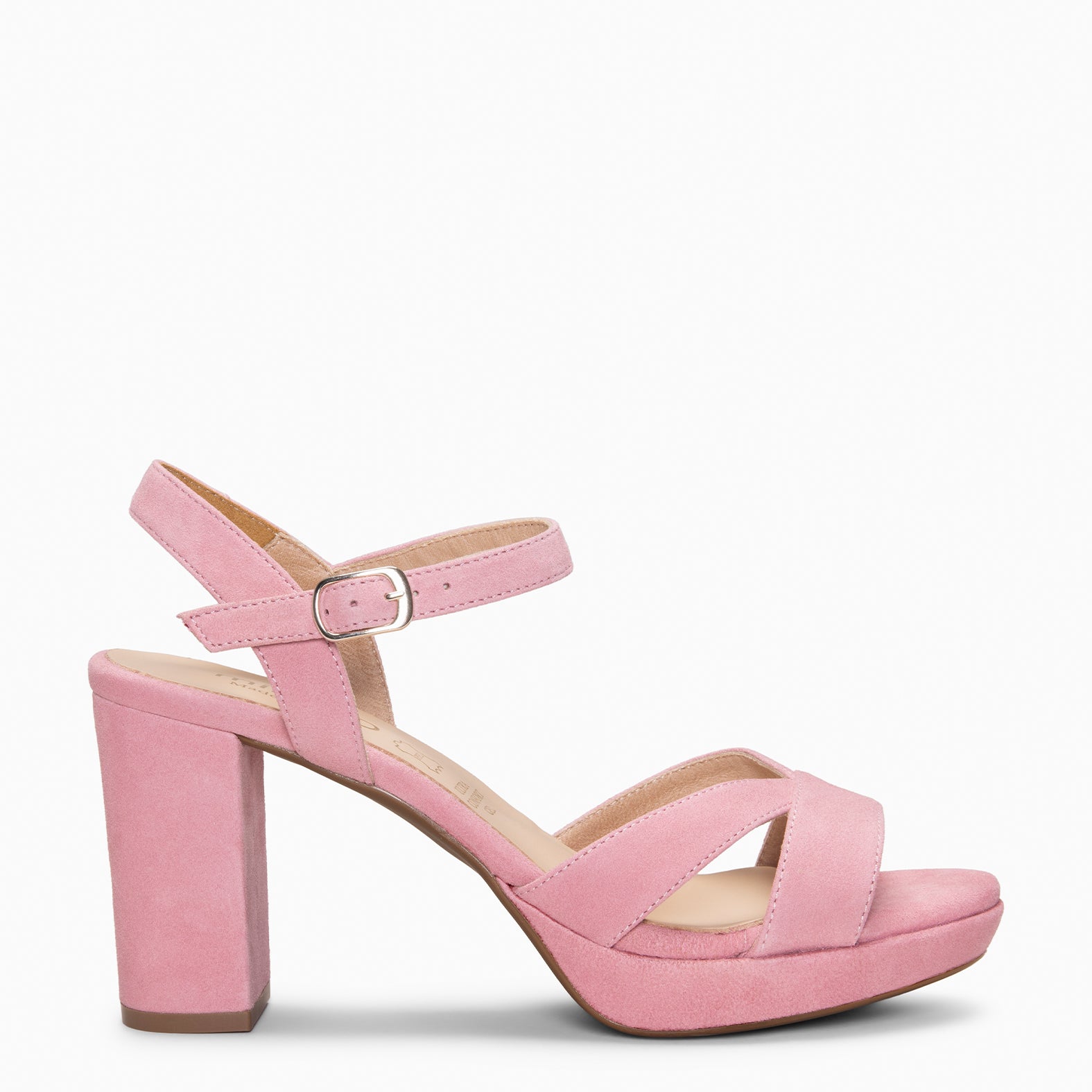 PARIS – Sandalias de fiesta con tacón alto y plataforma ROSA - miMaO ®