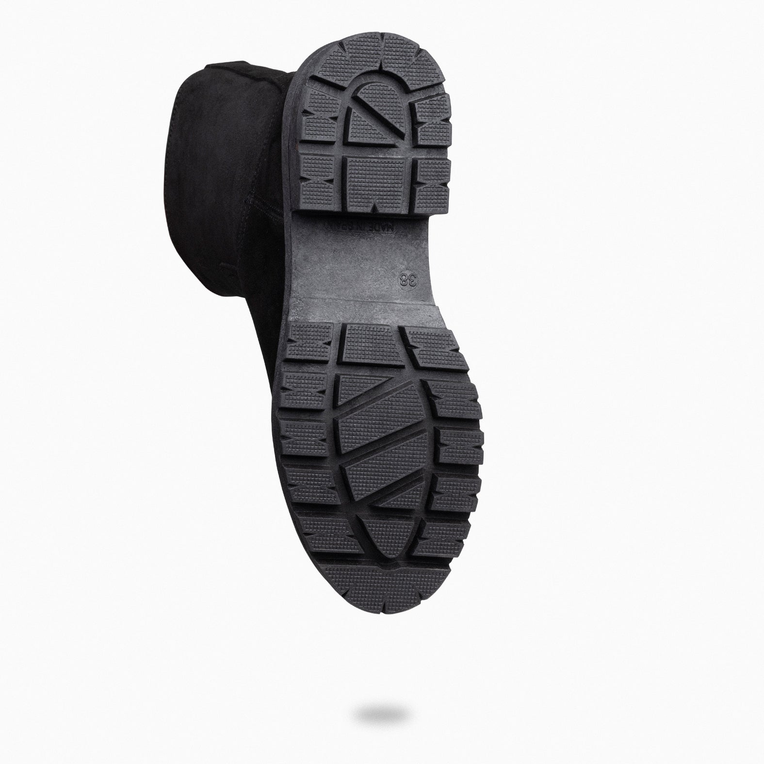 ALASKA - Botín de Mujer con Forro de Piel de Borrego NEGRO - miMaO ®