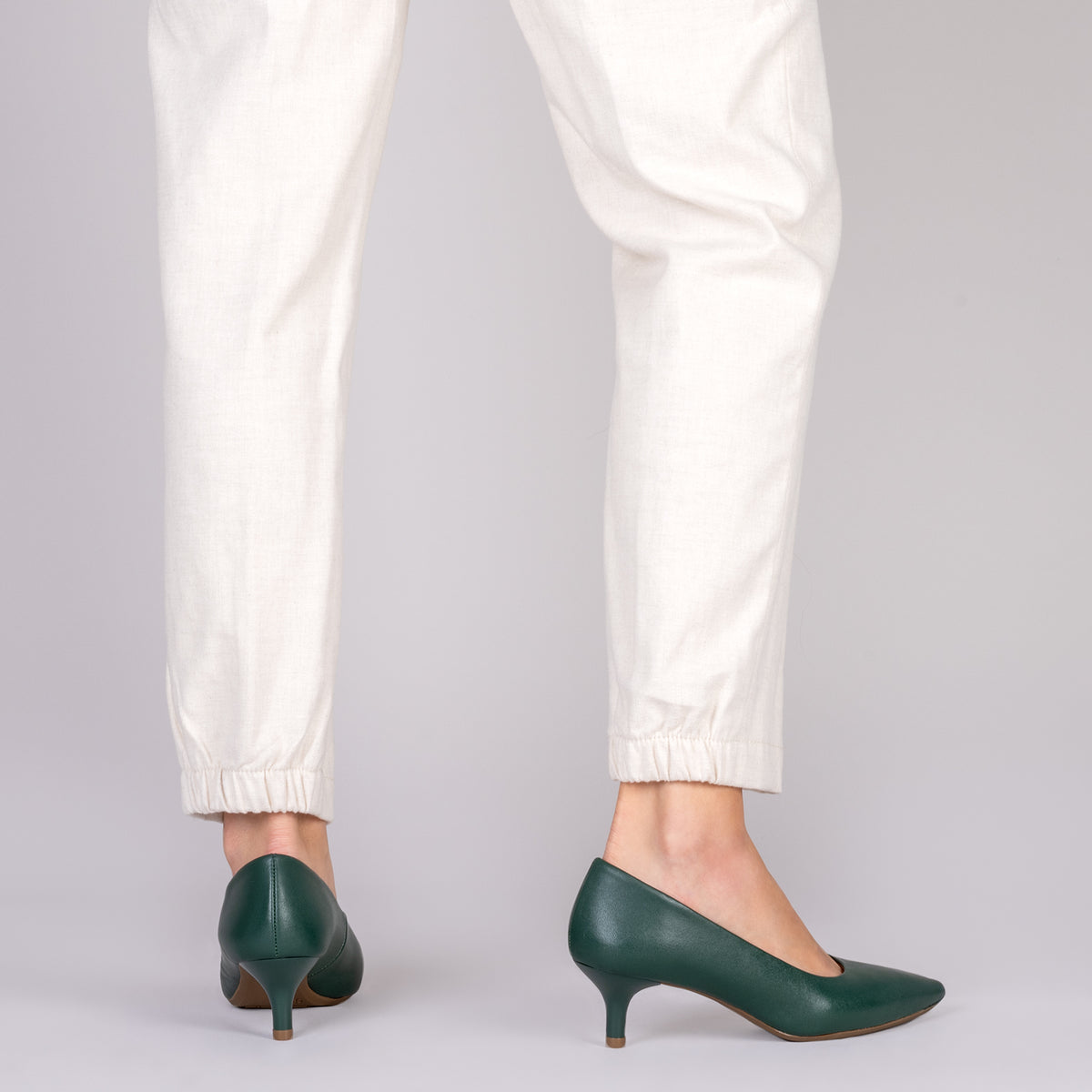 URBAN KITTEN - Zapatos con tacón de chupete VERDE BOTELLA