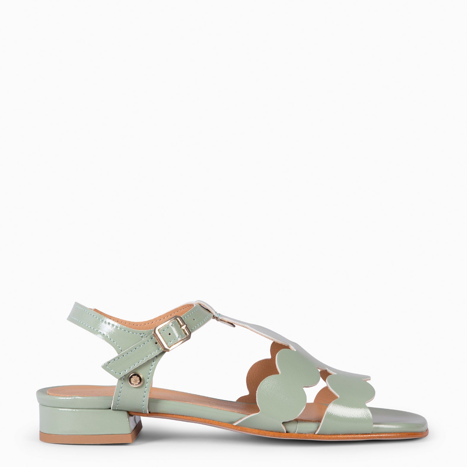 IVANA - KHAKI ELEGANT LOW-HEELED SANDAL