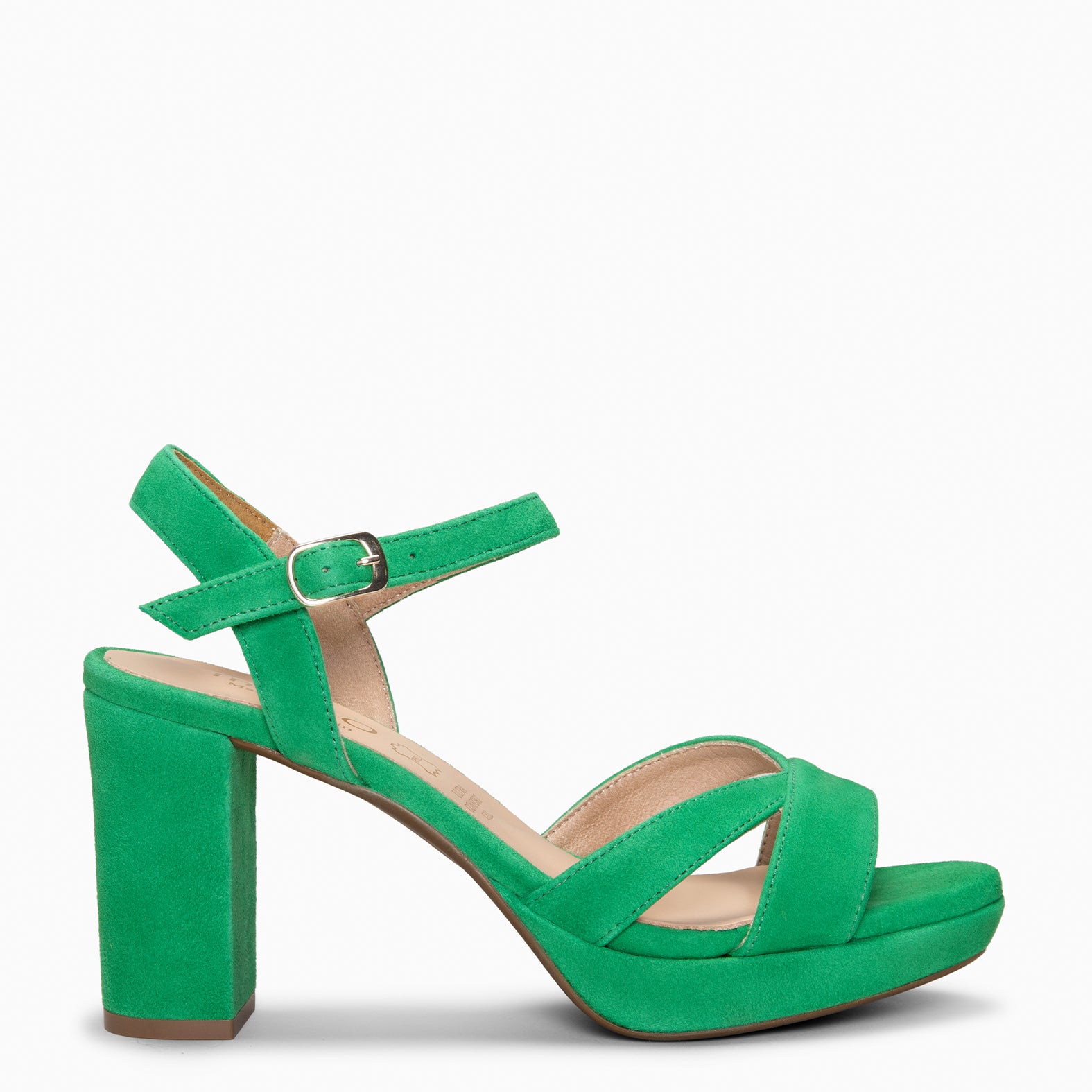 PARIS – Sandalias de fiesta con tacón alto y plataforma VERDE - miMaO ®