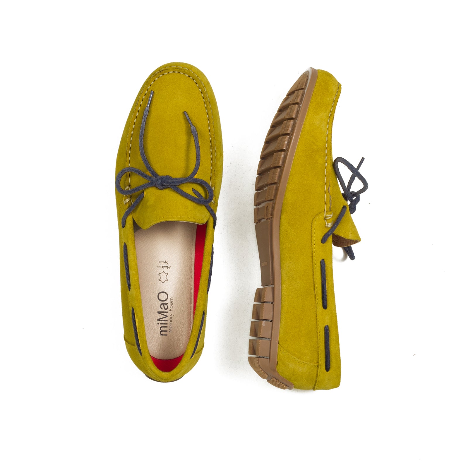CORDÓN – Mocasín de hombre AMARILLO con cordón
