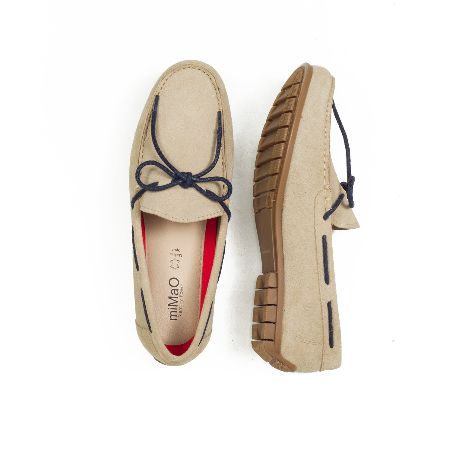 CORDÓN – Mocasín de hombre BEIGE con cordón