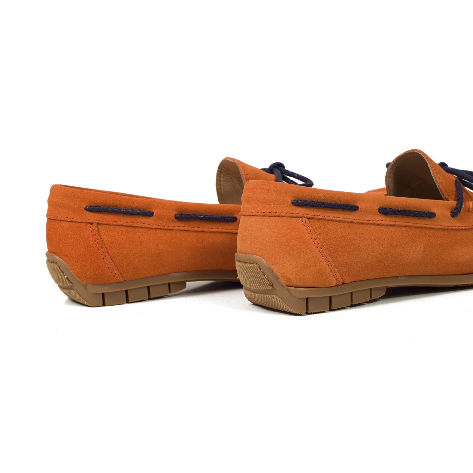 CORDÓN – Mocasín de hombre NARANJA con cordón