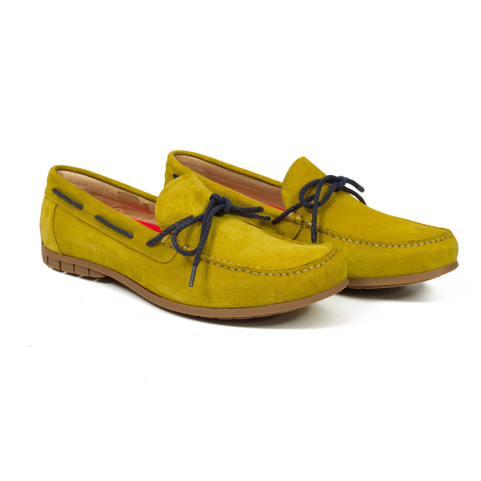LACETS - Mocassin pour homme à lacets JAUNE