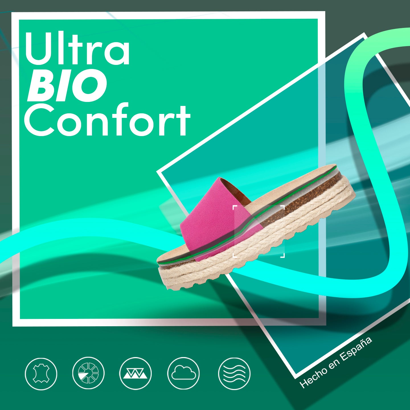 STRAWBERRY – GREEN flat sandals for girls