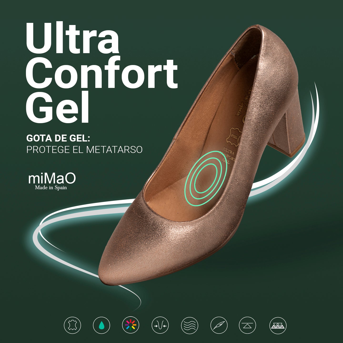 URBAN SPLASH - Zapatos de piel metalizada PLATEADA