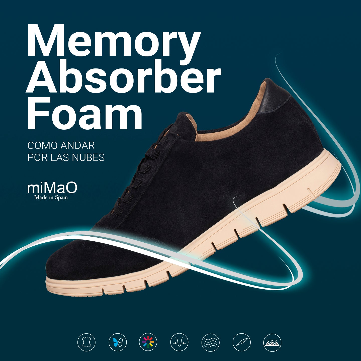 360º - Baskets casual pour hommes VERT