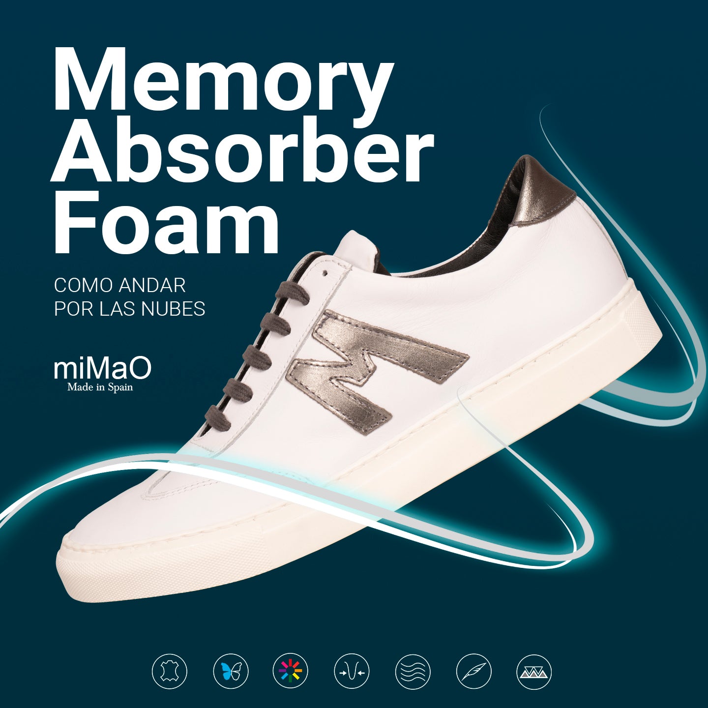 MÓNACO Zapatillas casual de hombre con logo en BURDEOS