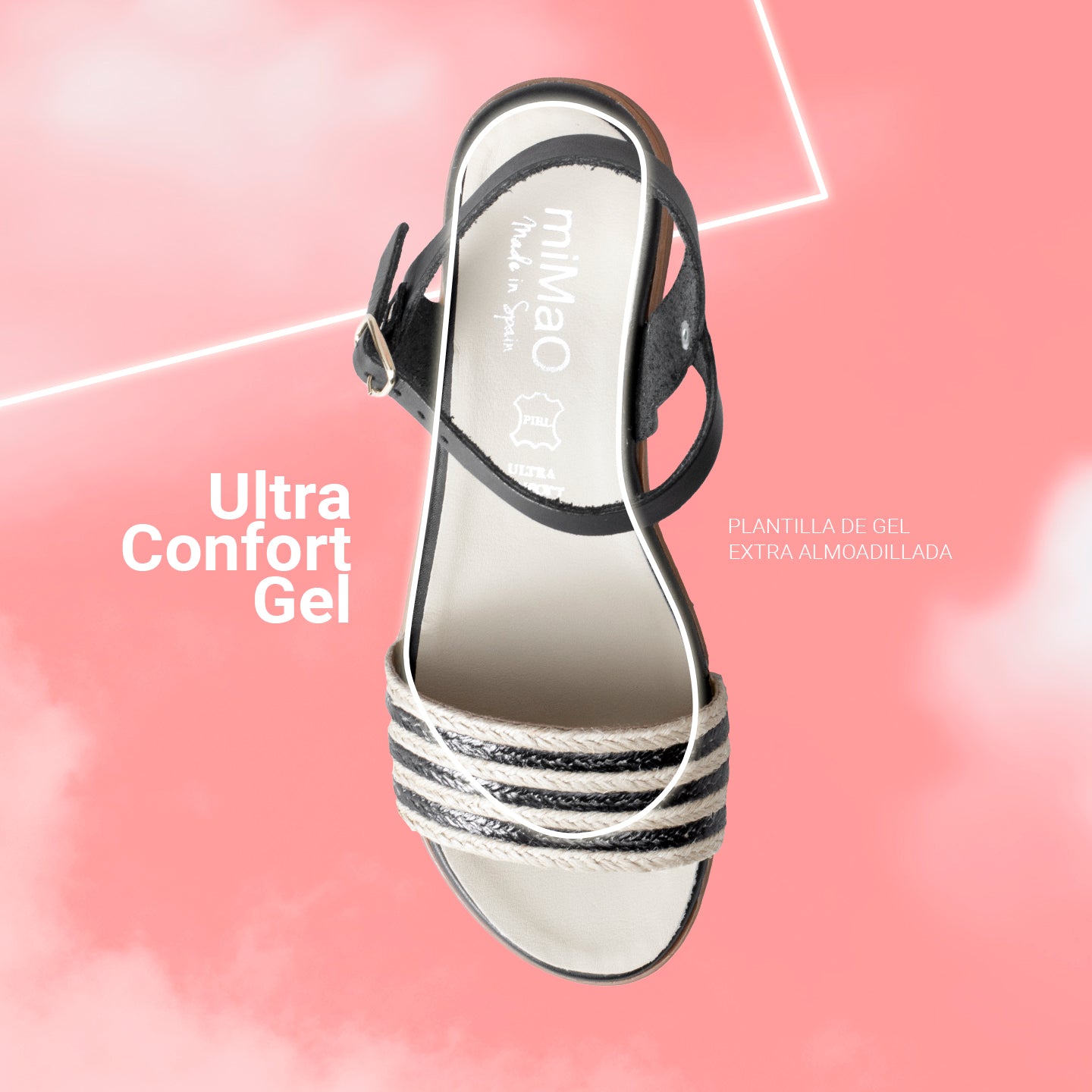 CERES . Sandalias planas metalizadas PLATA