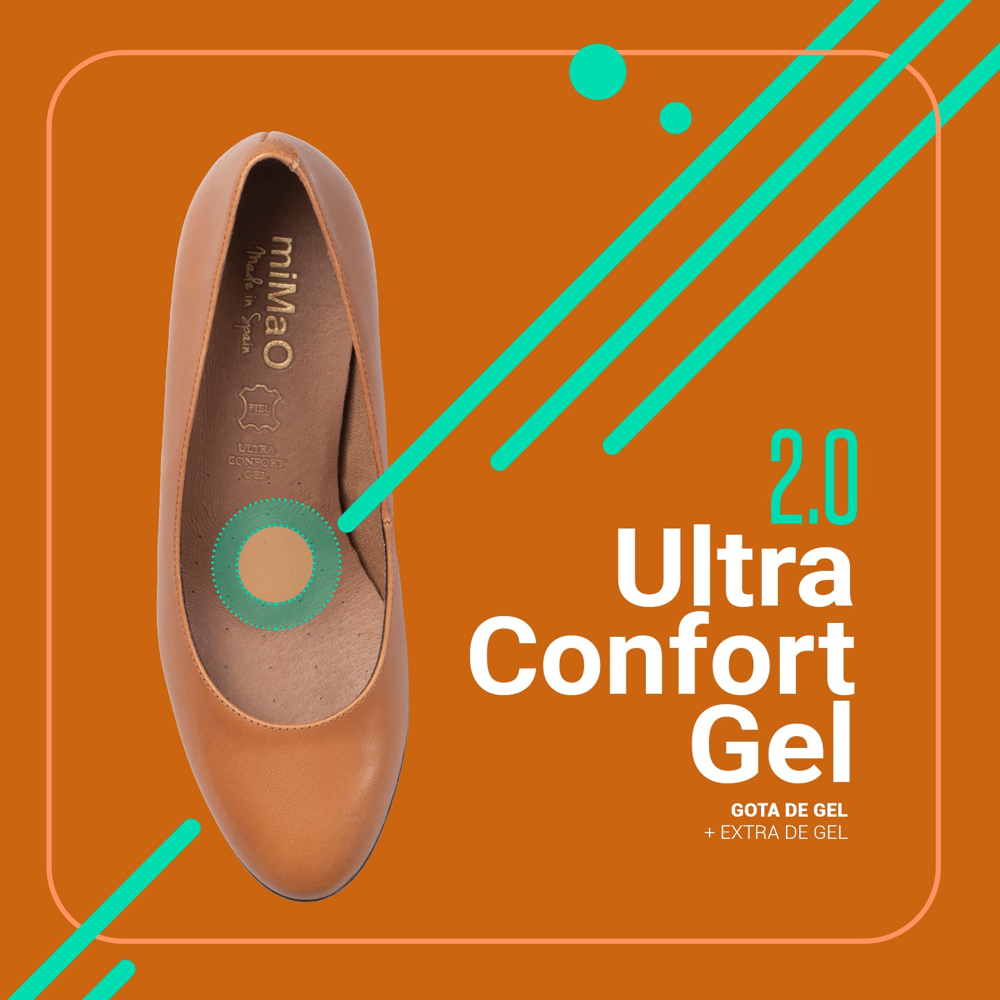 URBAN FLIGHT – BROWN high heels with platform