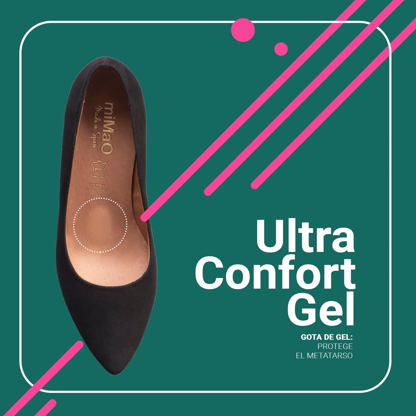 URBAN S WILD - Zapatos negros de tacón Animal Print CEBRA - miMaO ®