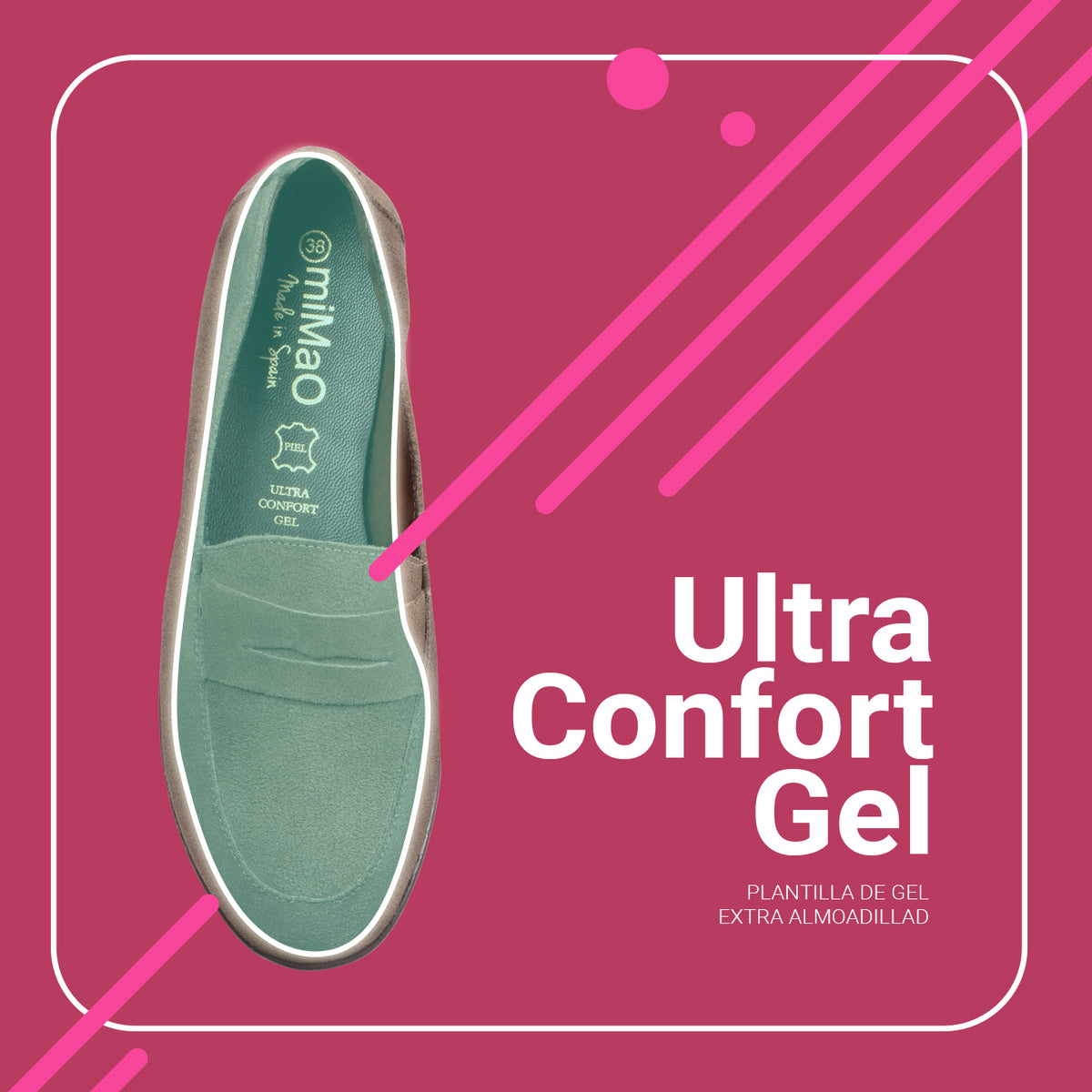 360 - Mocasines con antifaz VERDE