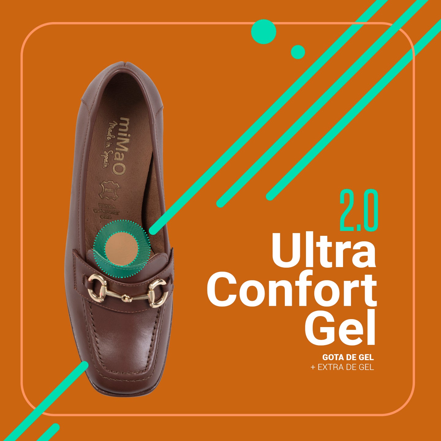 ANNETTE – Mocassins pour femme à talon et plateforme CUIR