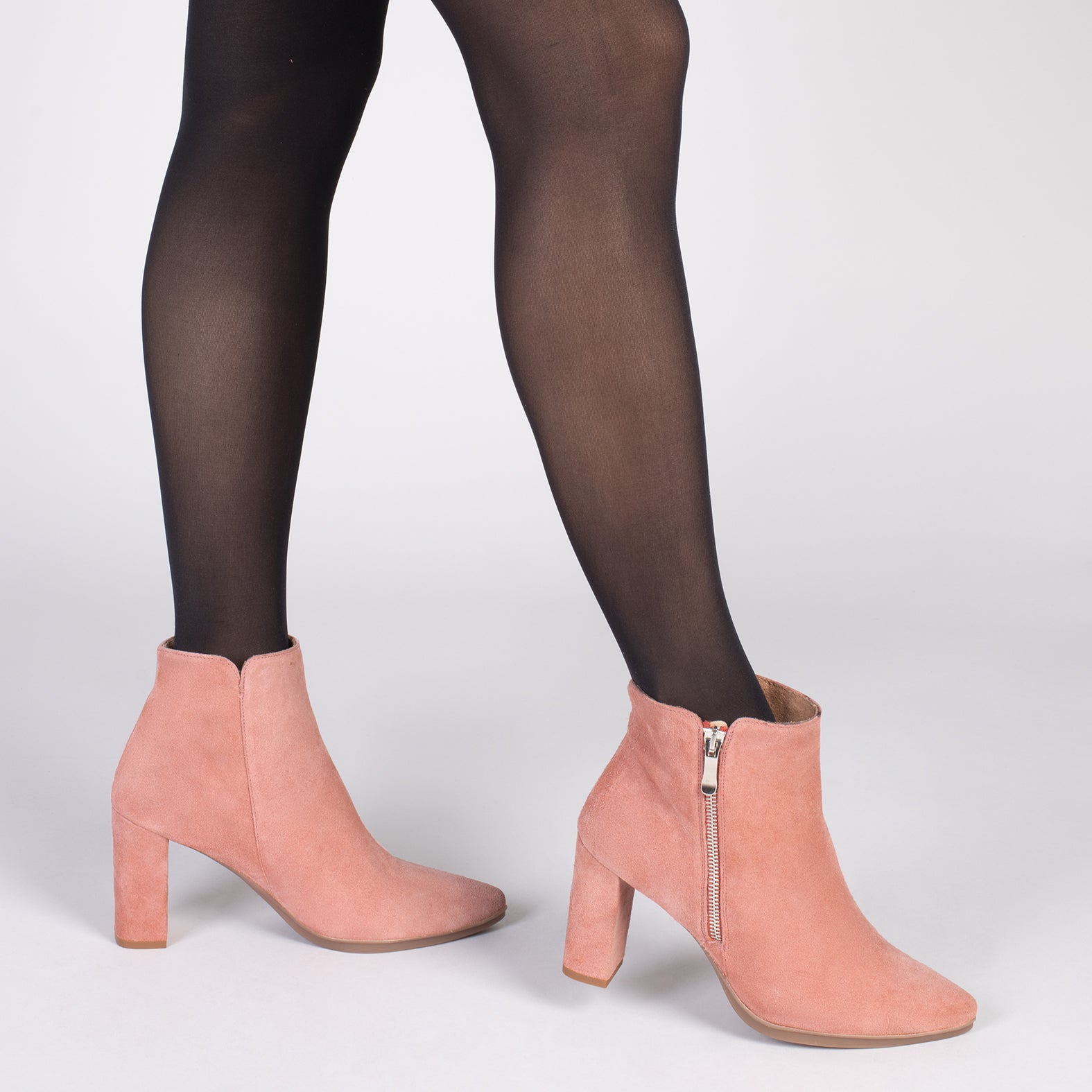 BOTÍN URBAN – Botins de salto alto ROSA