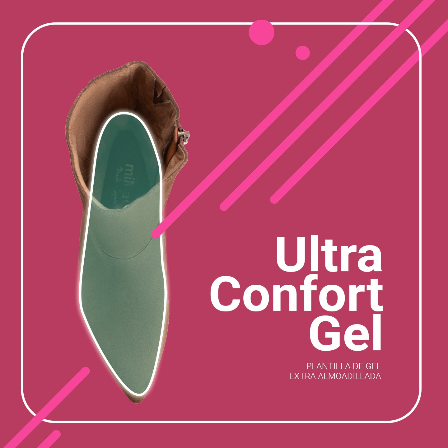 LYON – Botín de caña alta BEIGE - miMaO ®