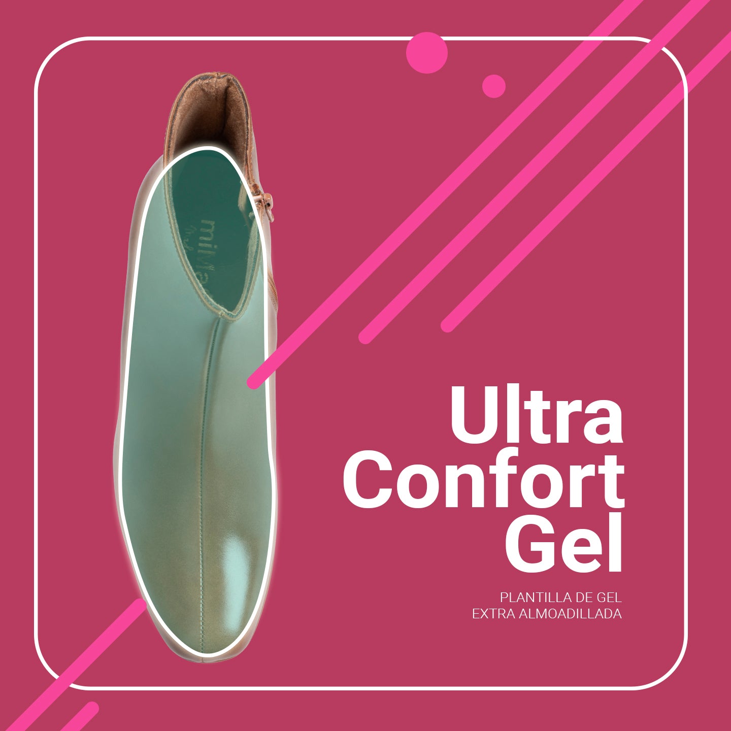 DAILY - Botín de piel TAUPE