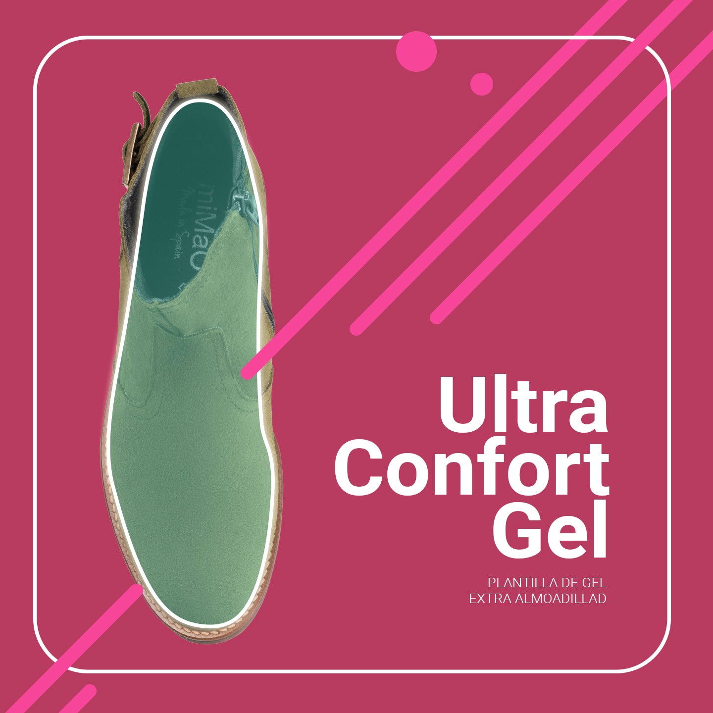 BIKER – Botines bajos con hebilla MARRÓN - miMaO ®