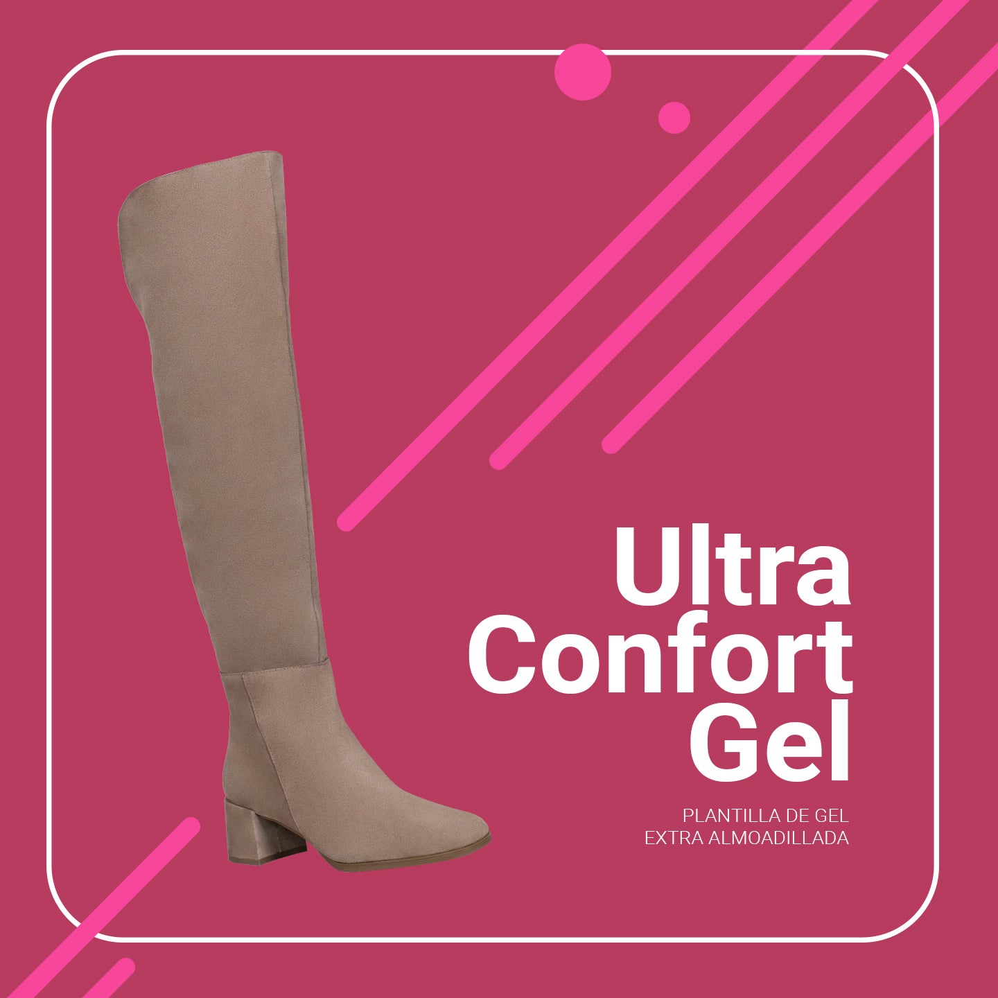 MOSQUETERAS - Botas altas de serraje NEGRO