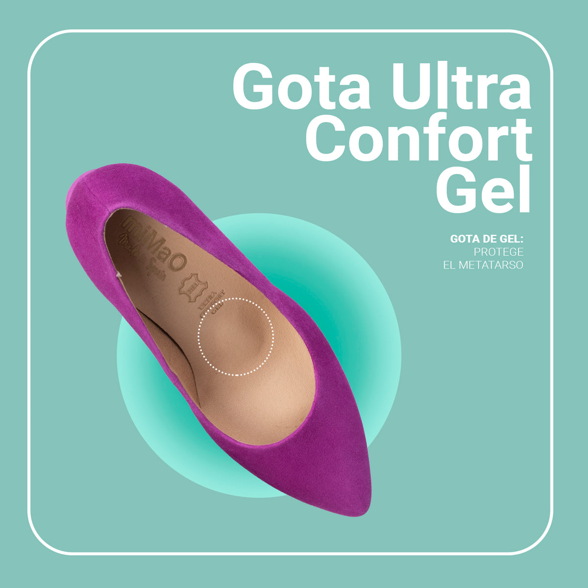 URBAN S ROYAL – BEIGE laminated suede mid heel