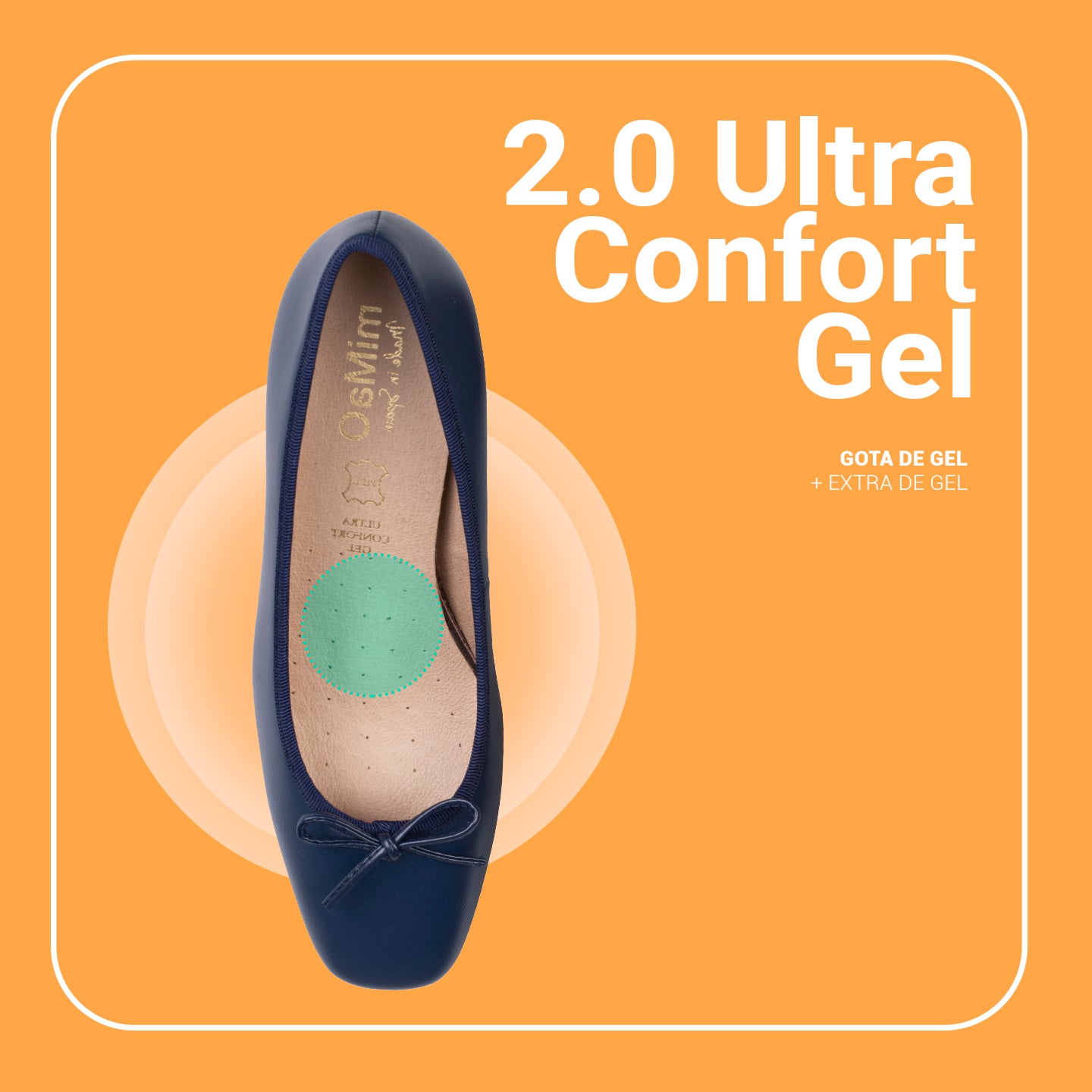 OPERA – GOLDEN ballerina with heel