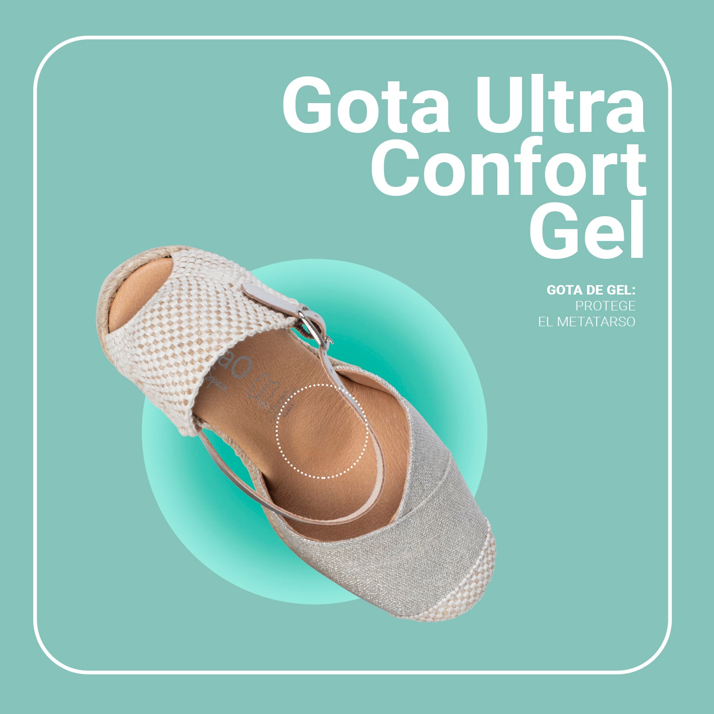 CONIL – Cuñas de esparto KAKI de lino