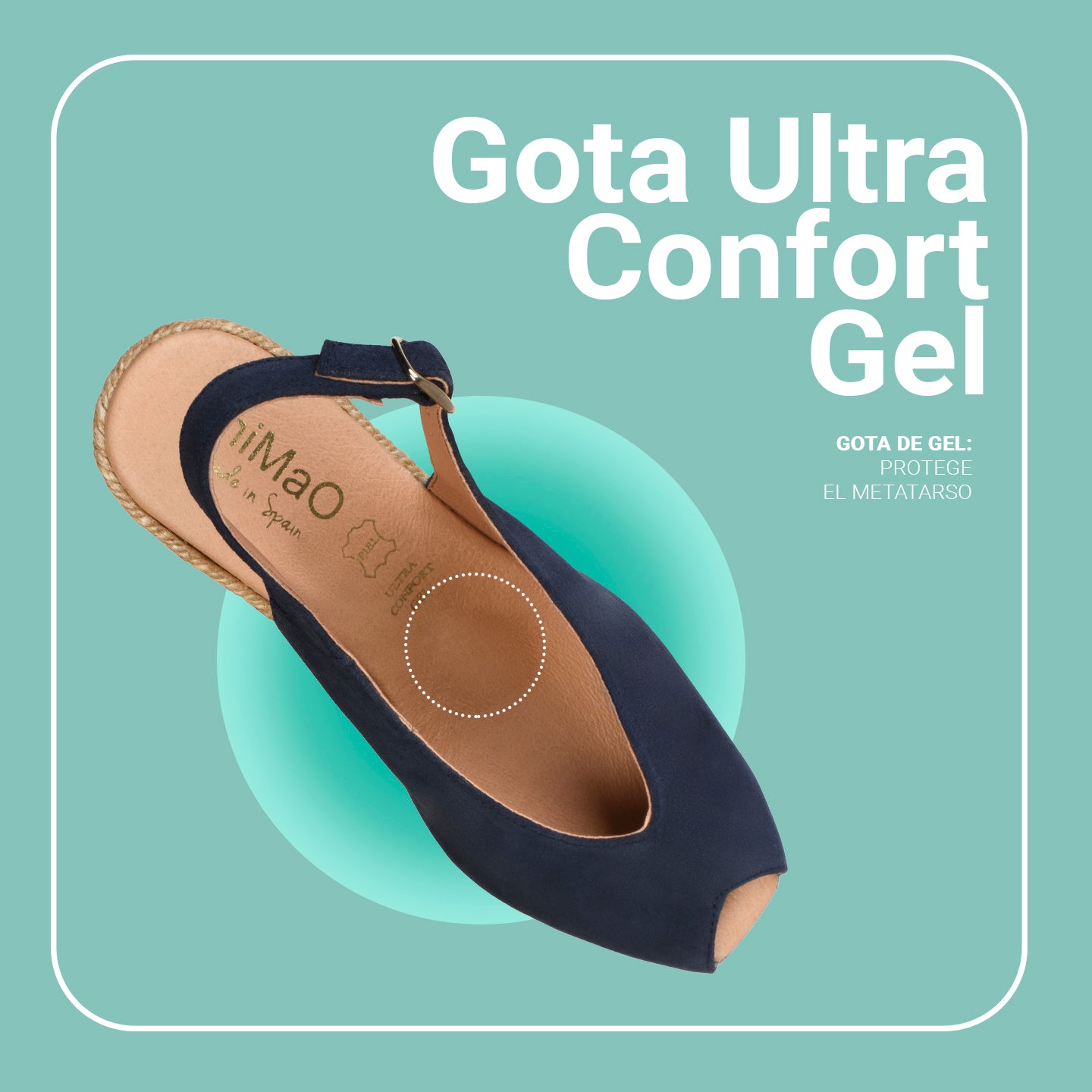 MOJÁCAR – Cuñas de esparto altas de serraje MARINO