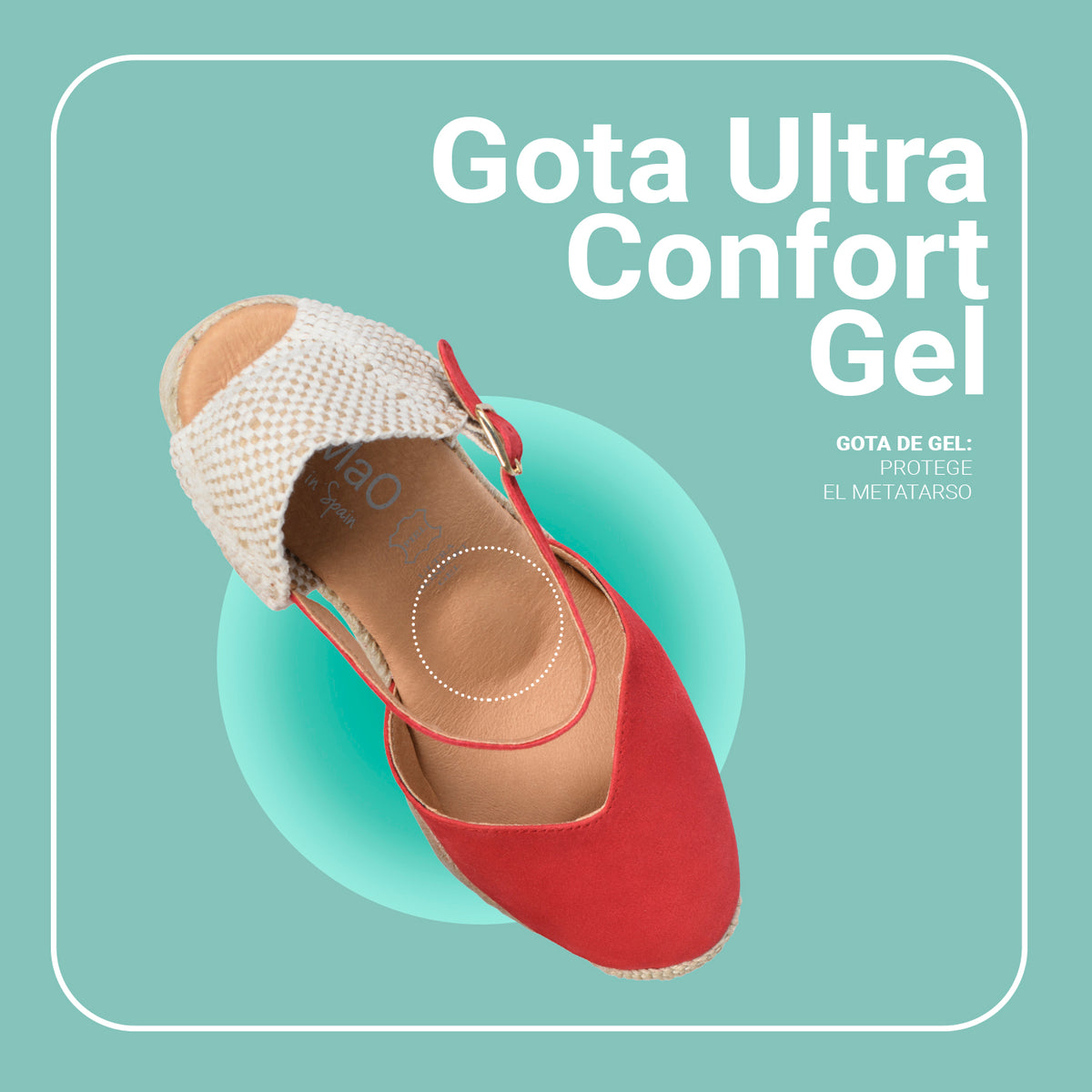 NERJA – MAKE-UP wedge espadrille