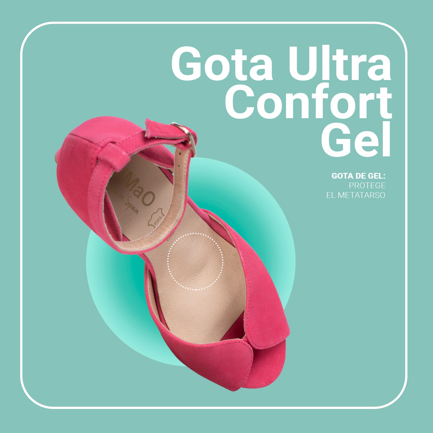 PÉTALO – Sandalias de tacón alto elegantes ROSA