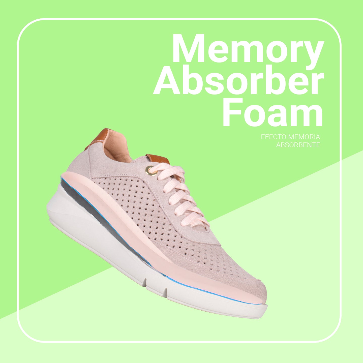 SPORT BLUCHER – NUDE sneakers with wedge