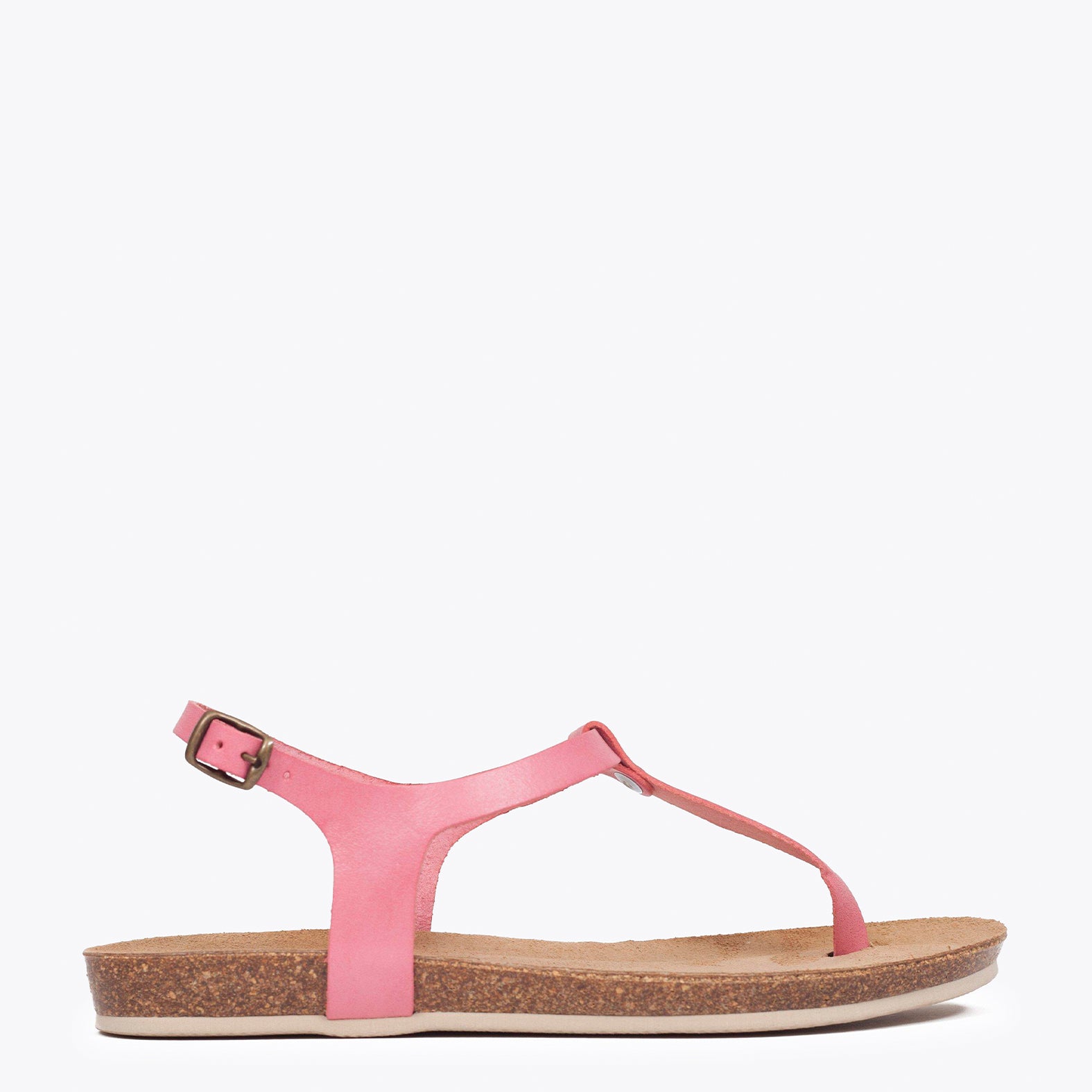 Sandalias planas dedo BIO CONFORT Rosa