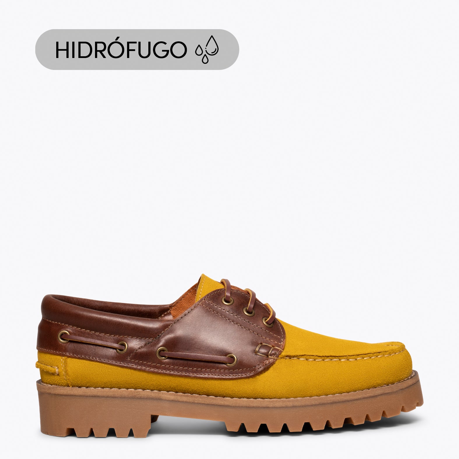 náuticos amarillos hombre