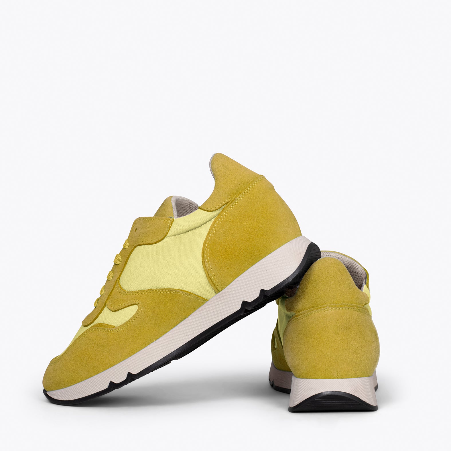 SPORTS - Baskets pour femme JAUNE