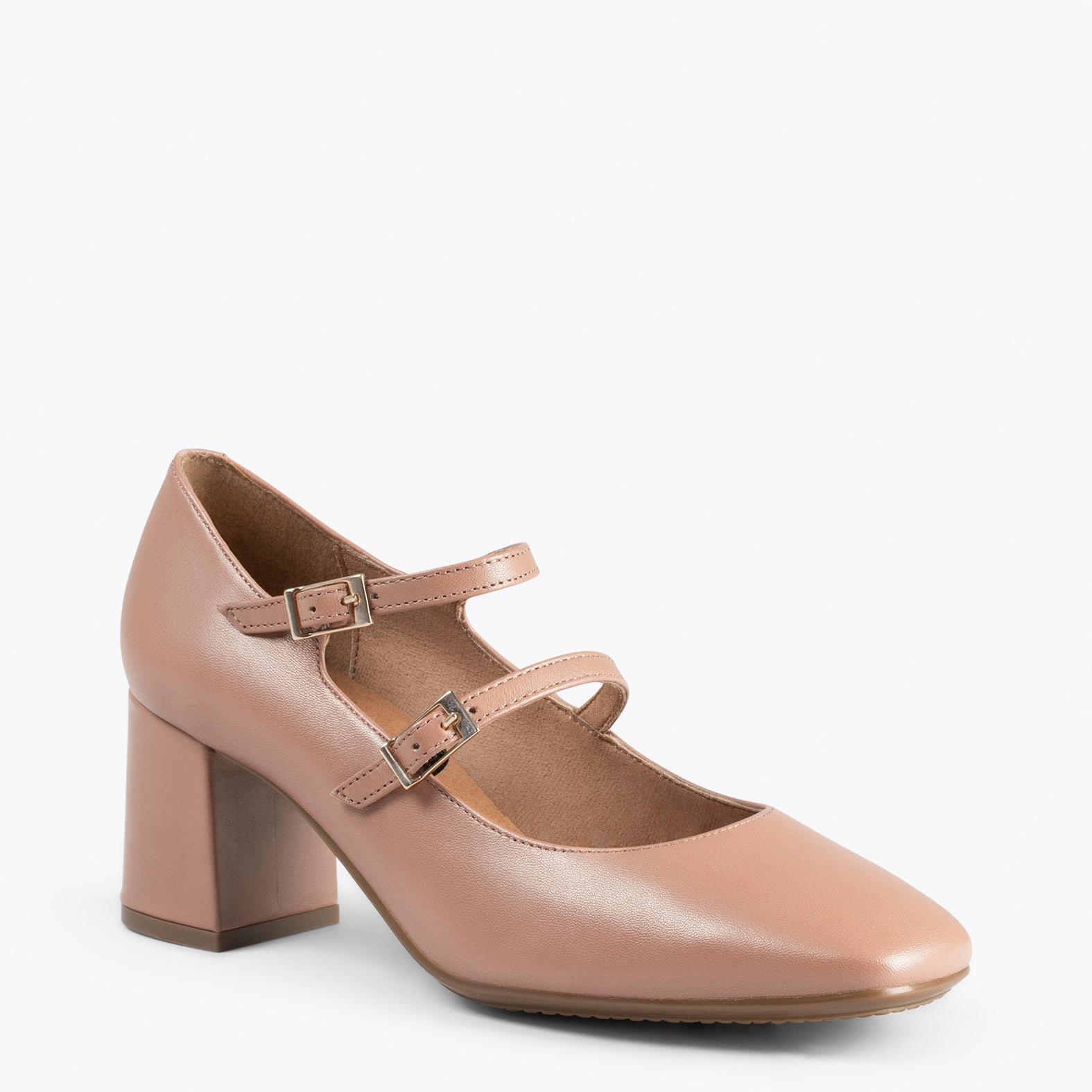 FEBRIS – Zapatos de napa con tiras NUDE - miMaO ®