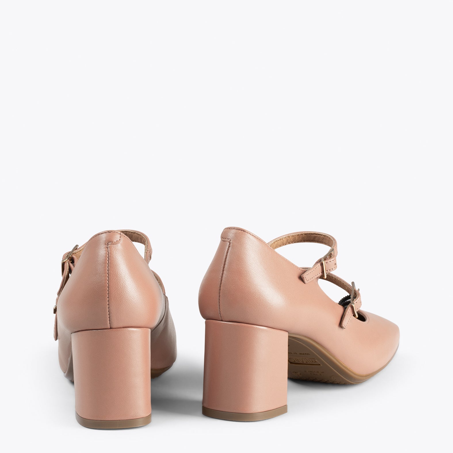 FEBRIS – Zapatos de napa con tiras NUDE - miMaO ®