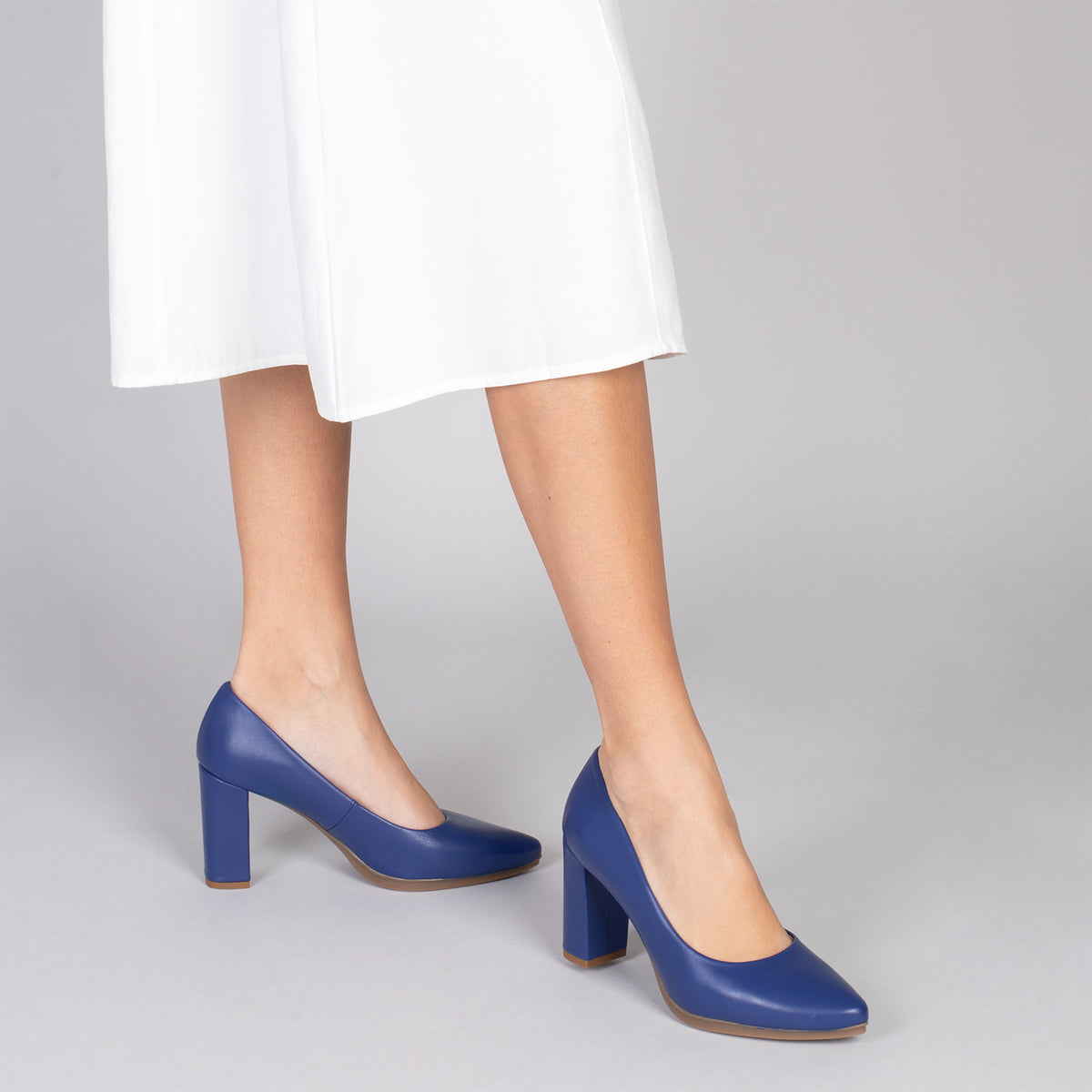 URBAN SALON - Zapatos de tacón alto en napa AZUL