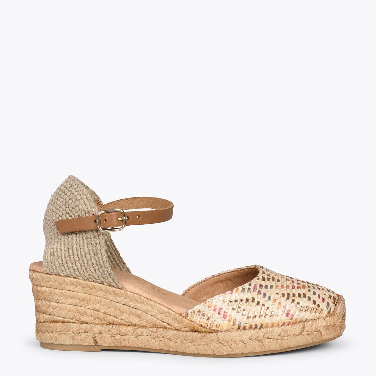 JAVEA – BEIGE raffia espadrilles