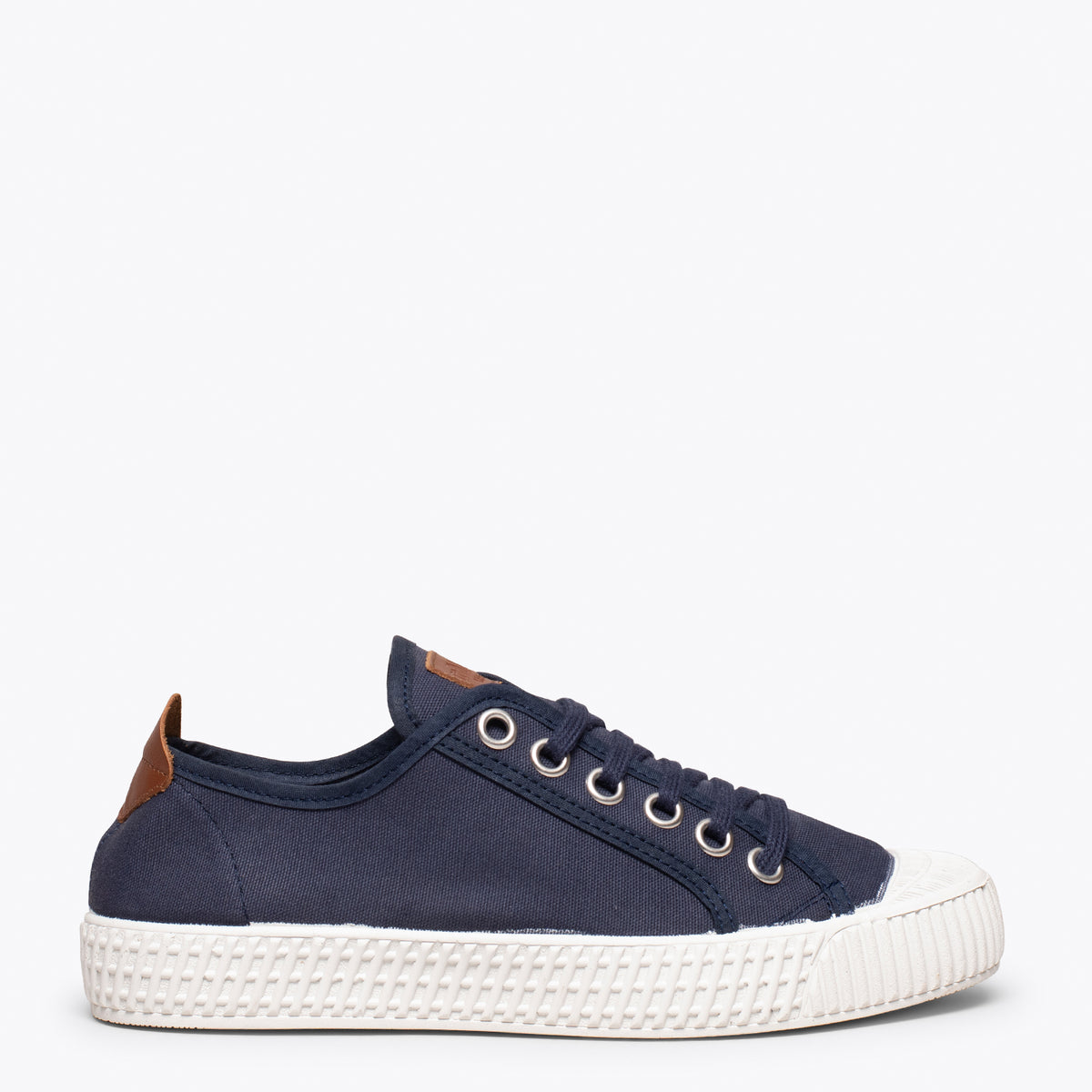 BAMBA – Zapatillas casuals de lona para mujer MARINO
