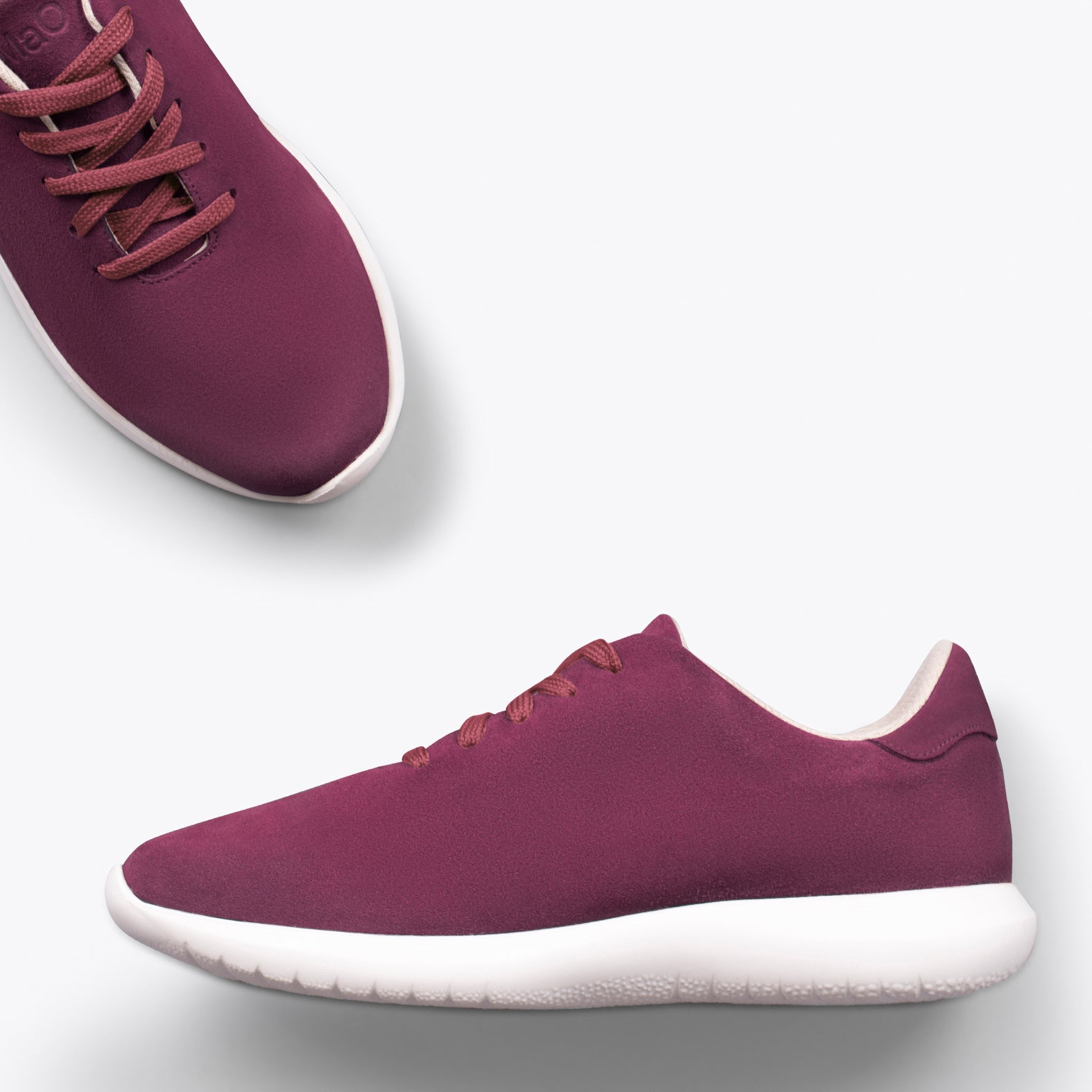 WALK – Zapatillas cómodas de mujer BURDEOS