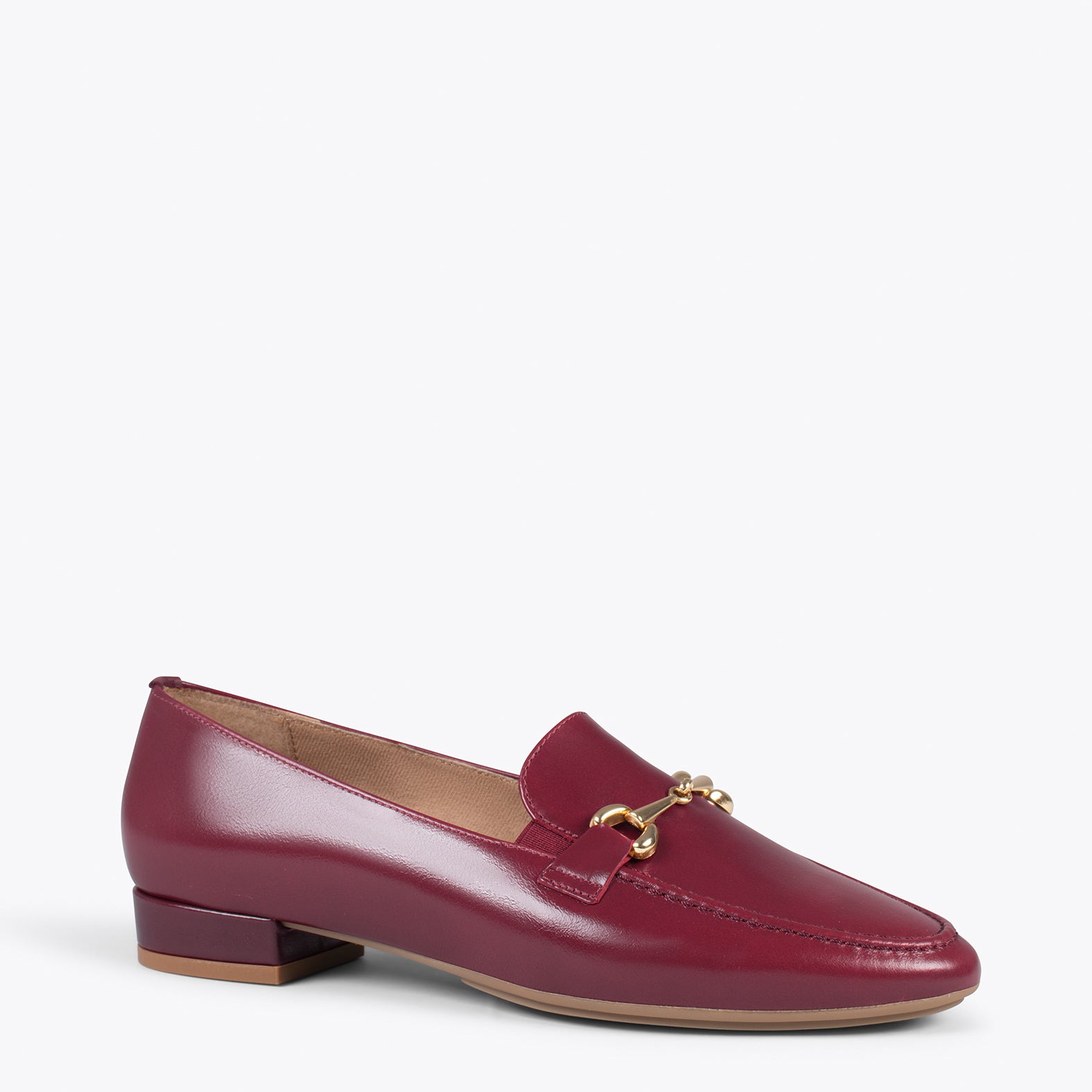 STYLE - Mocasines con detalle metalizado BURDEOS - miMaO ®