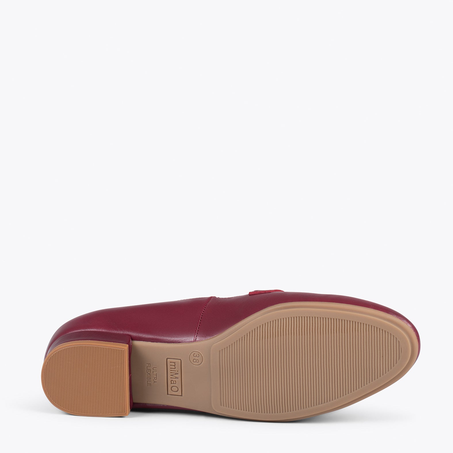 STYLE - Mocasines con detalle metalizado BURDEOS - miMaO ®