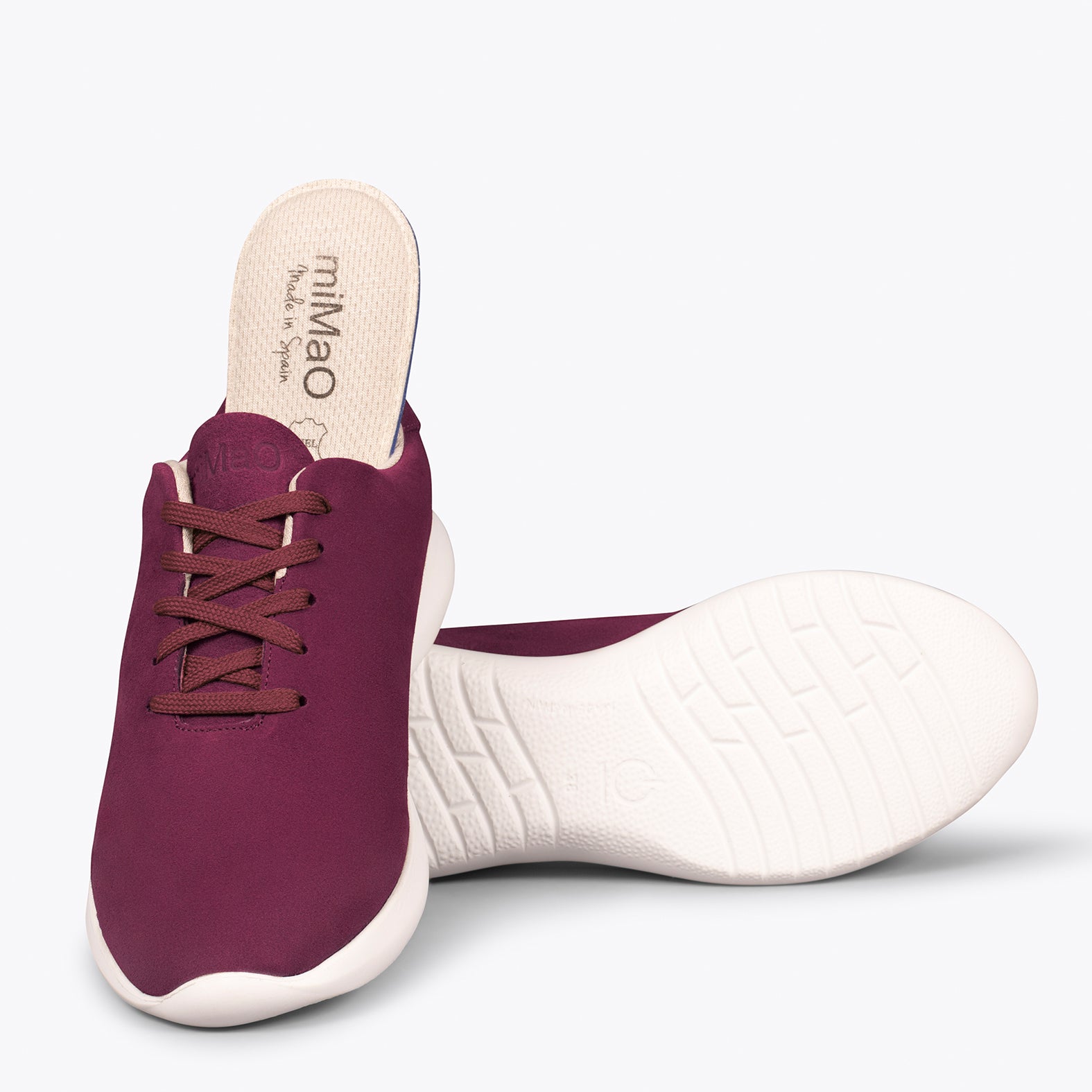 WALK – Zapatillas cómodas de mujer BURDEOS